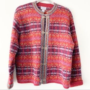 Carroll Reed Vintage Wool Sweater med Cabin Core